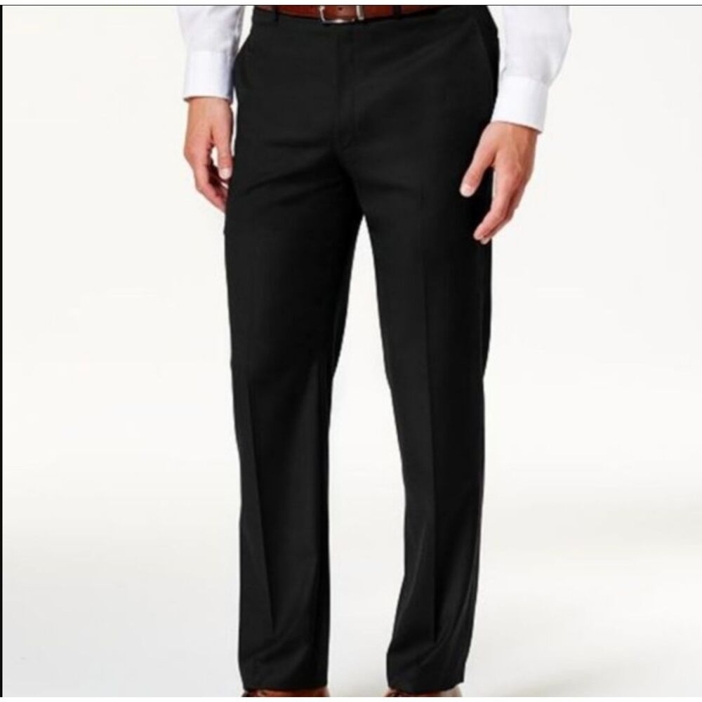 Lauren‎ Ralph Lauren Total Comfort Wool Dress Pants 35x30 Black